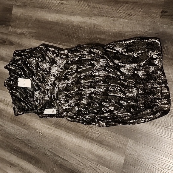 JOIE WOMENS NORI DRESS IN CAVIAR MULTI SIZE 10 - Picture 3 of 5